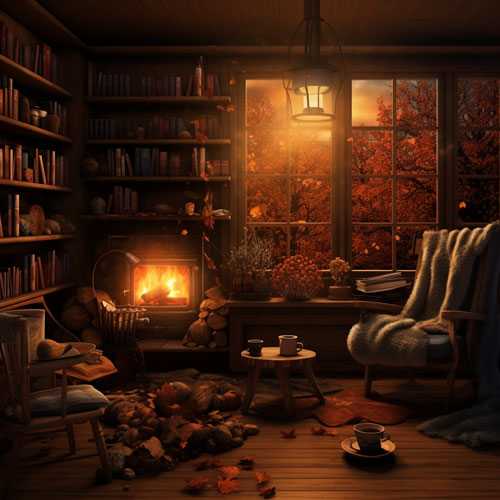 Lesen im Herbst - Lesetipps für den kamin