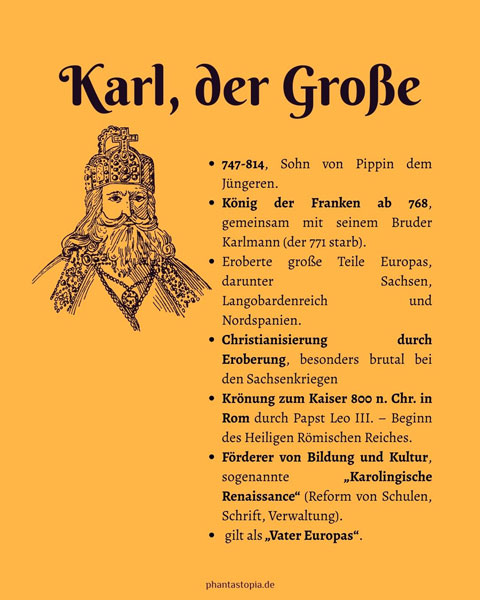 Karl der Grosse Sachsenkriege Grafik