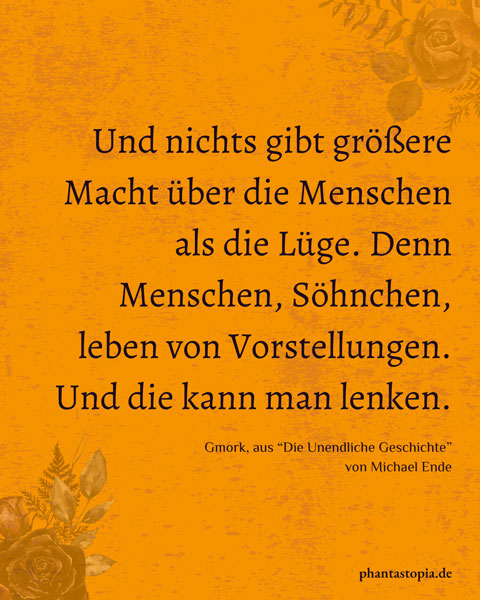 Luege Zitat unendliche geschichte