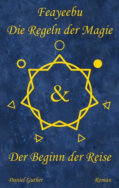 Feeyabu Buchcover in blau von Daniel Guther