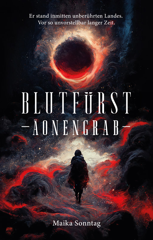 Buchcober "Blutfürst-Äonengrab" von Maika Sonntag