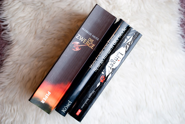 DRei Bücher: Die Zwerge, Spiegelungen der Seele und Linger